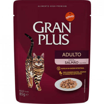 Sachê Gran Plus Gatos Adultos Salmão - 85g